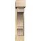 Ekena Millwork Balboa Block Rough Sawn Bracket w/ Offset Brace, Douglas Fir, 6"W x 22"D x 26"H BKT0604X22X26BOA05RDF - alternate 3